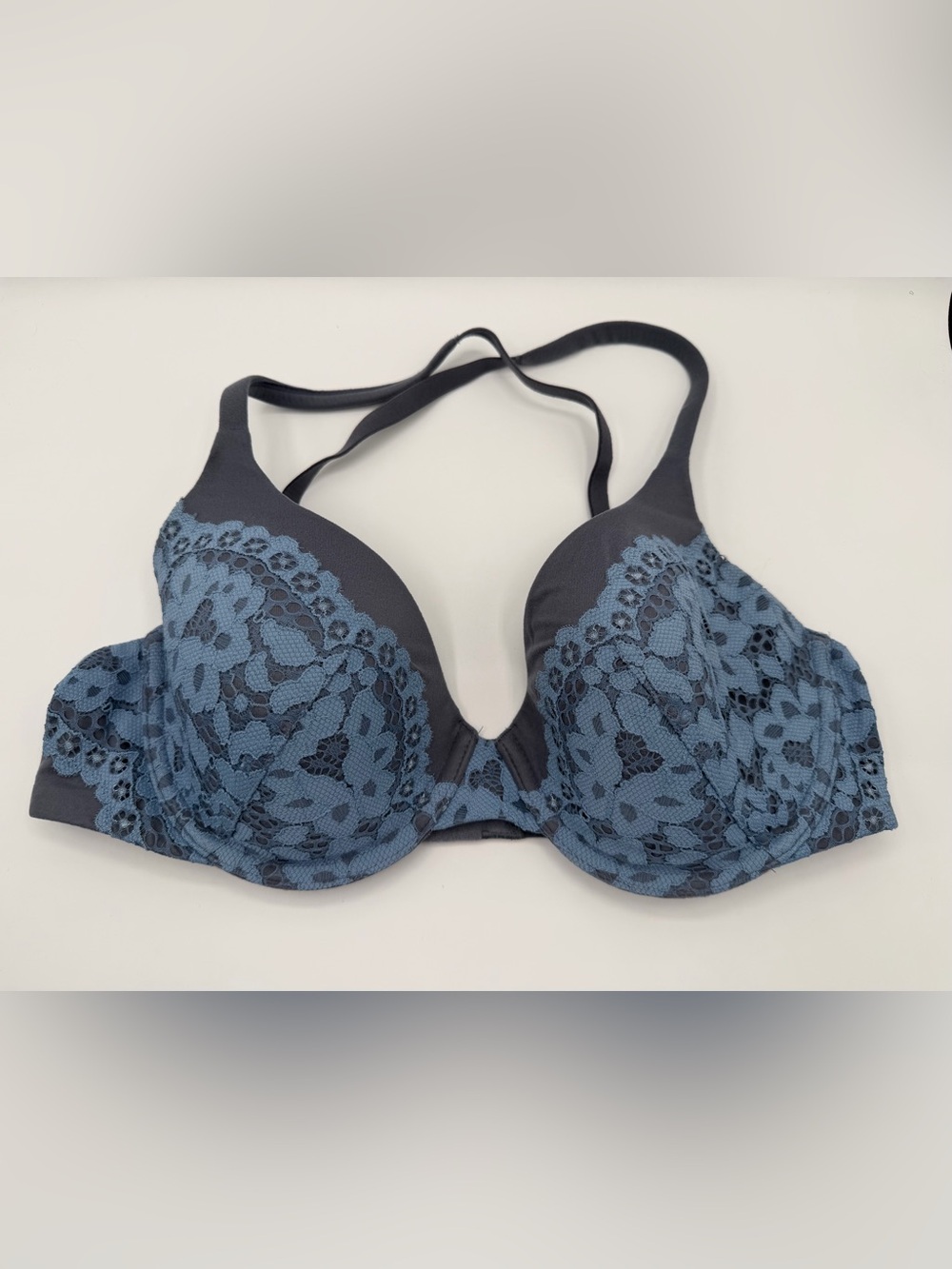 Victoria's Secret Blue Lace Push-Up Bra